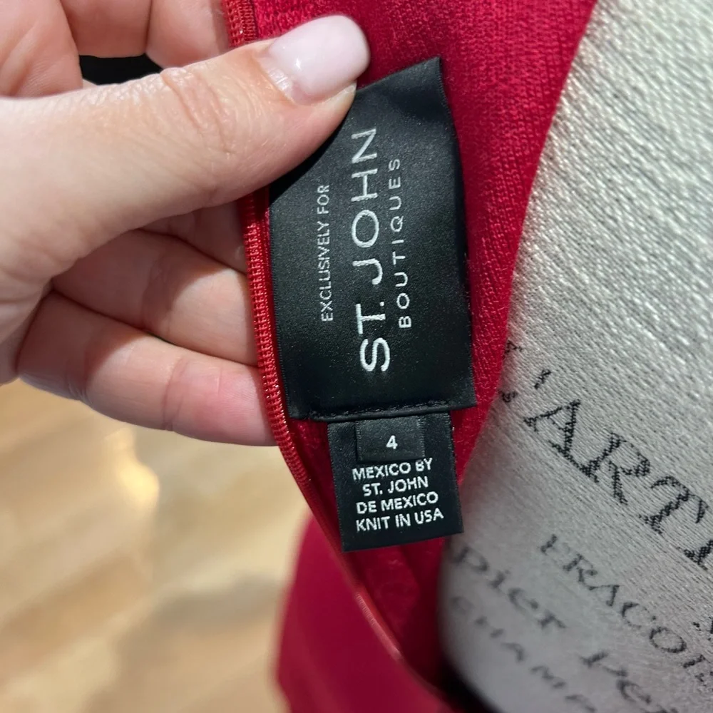St.Johns red dress in very good condition. - Picture 7 of 7